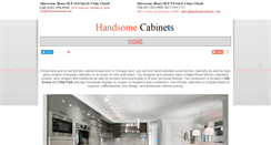 Desktop Screenshot of handsomecabinets.com