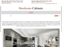 Tablet Screenshot of handsomecabinets.com